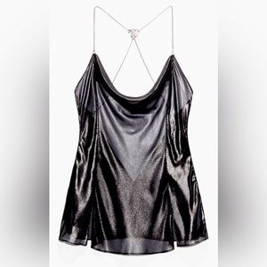 🆕Savage X Fenty Slip NWOT| Liquid Metal XL|